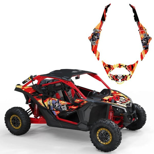 Kemimoto Can-Am Maverick X3 Grim Reaper Graphic Decal