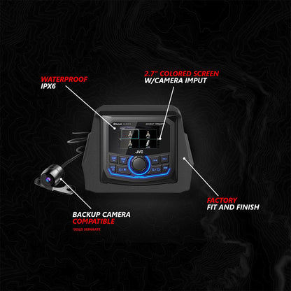 Can Am X3 A-Spec 5 Speaker Plug-and-Play System with JVC