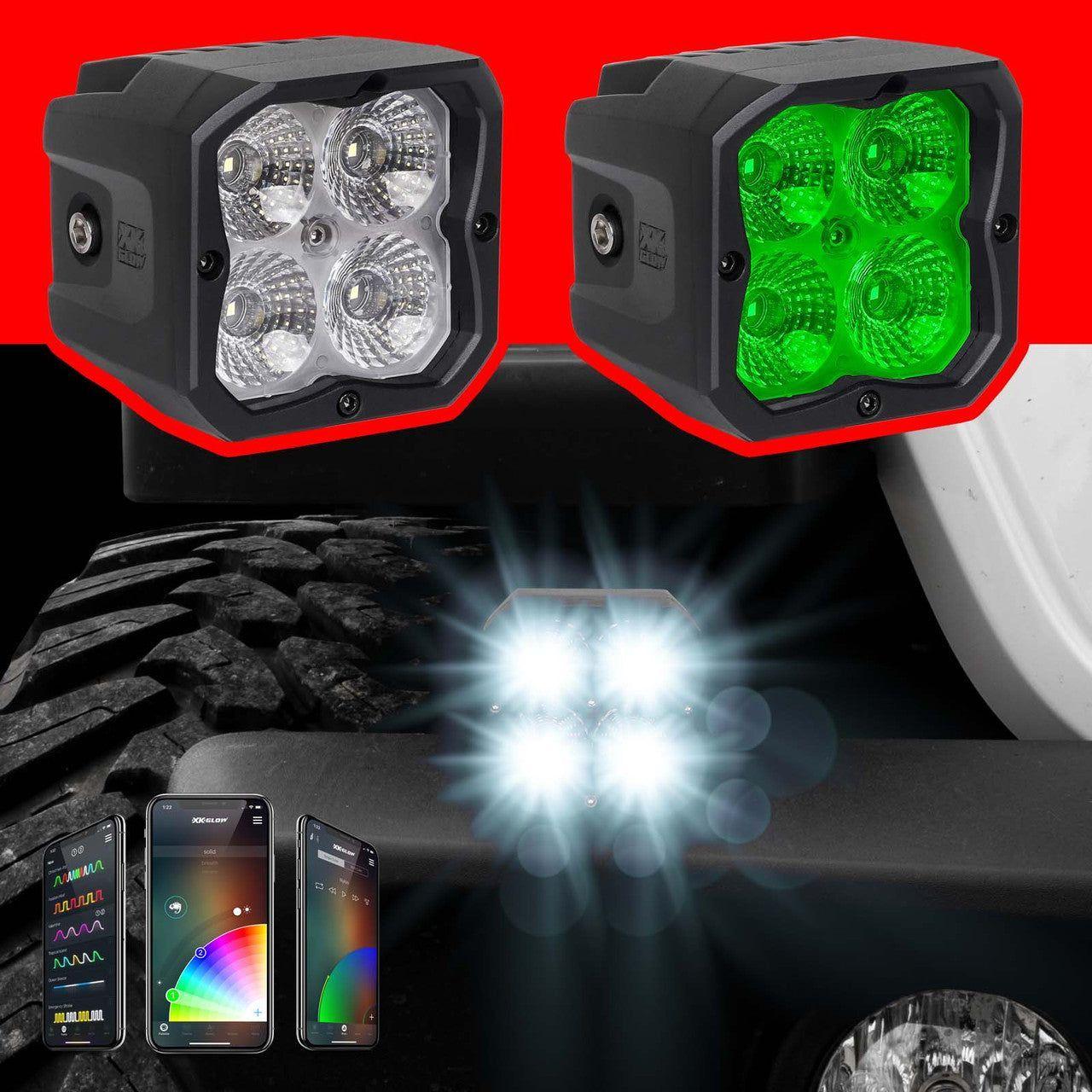 C3 Cube RGB Pod Lights (Pair)