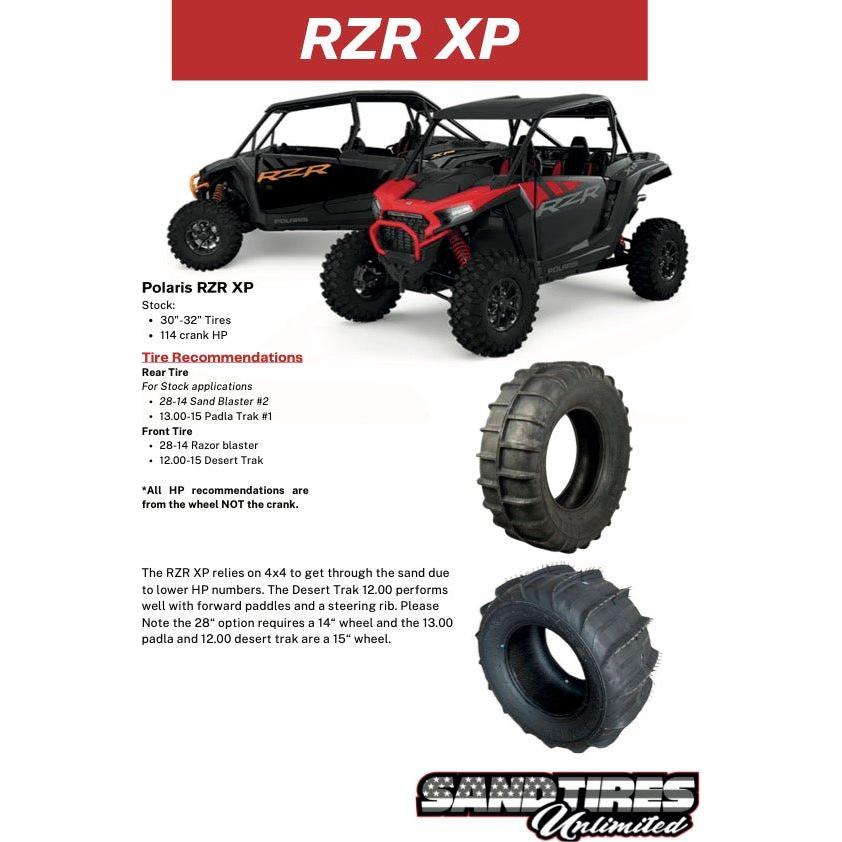 Razor Blaster Front Sand Tire