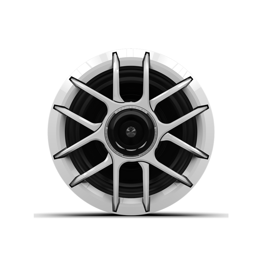 Zero Series 6.5" High-Output Component Style Coaxial Speakers (Pair)