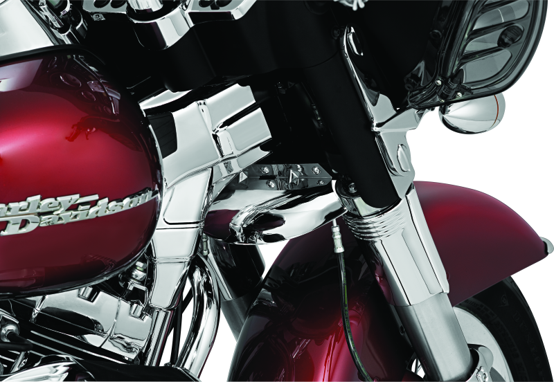 Kuryakyn Deluxe Neck Covers for 1995-2007 Harley Touring Models Chrome – Part #7866
