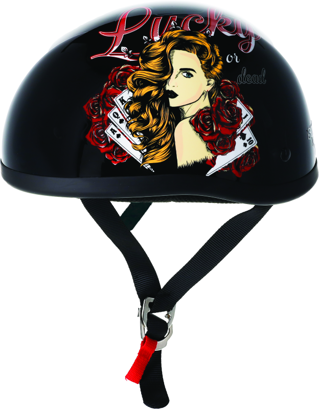 Bikers Choice Skid Lids Lucky Lady Original Helmet - Large
