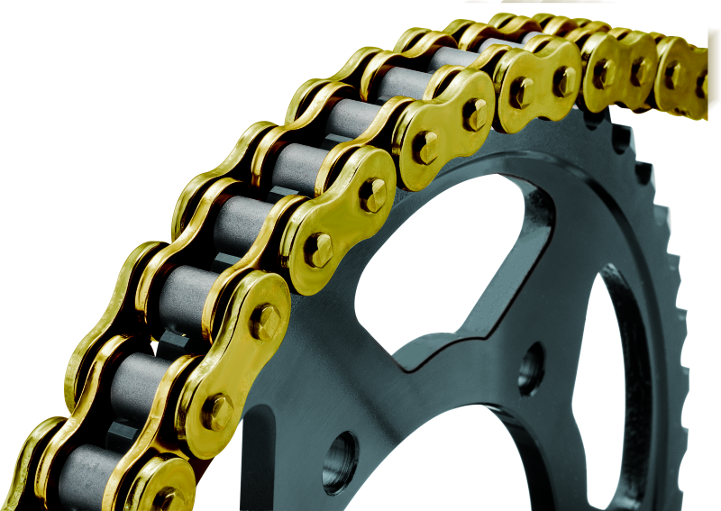 Twin Power Z Ring Chain 530X120 Gold for American V-Twins - Heavy-Duty Drive Chain Replacement