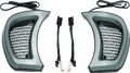 Kuryakyn Tracer Headlight Vent Accents for Road Glide – Enhanced LED Surface Area with Dual-Function Switchback Lights