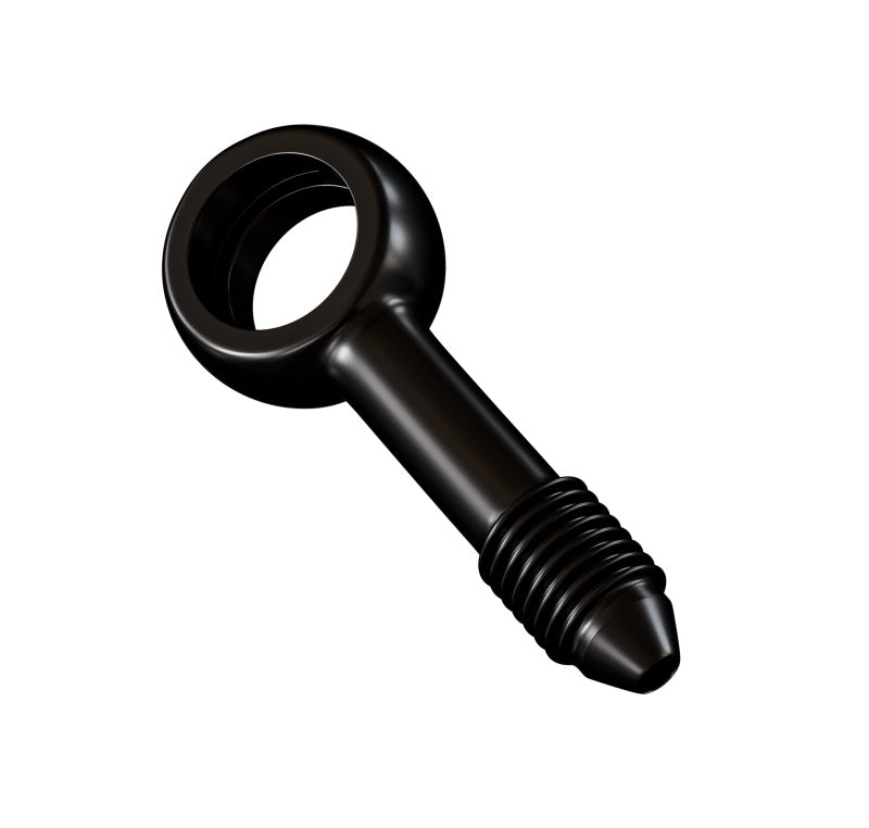 Goodridge PB592-03CBK Straight Banjo Adaptor for 3/8 Inch or M10 Bolt - Powersports Applications