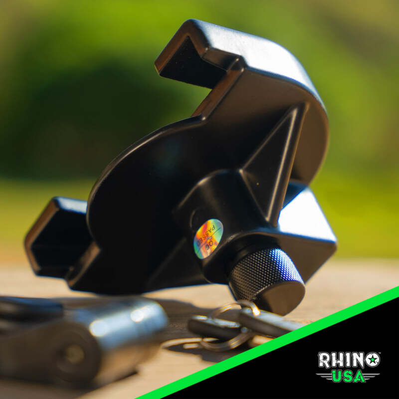 Rhino USA 2-Inch Trailer Coupler HD Lock Kit - 2-Piece for Enhanced Security and Universal Compatibility