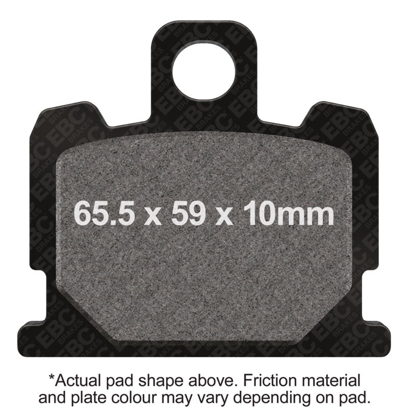 EBC Powersports FA70V Semi-Sintered Vee Brake Pads for Yamaha XJ 750 Seca (1981-1983) – Front Left/Right