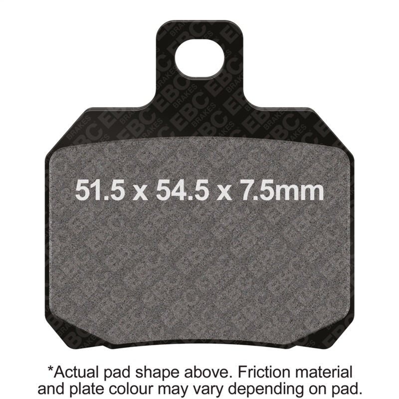 EBC Powersports FA266 Organic Brake Pads for Honda MSX 125 Grom and More