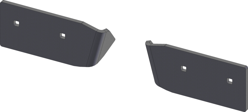 KFI Wear Bar Center Kit V-Plow - 2 Piece for KFI PRO-V System Part 106298-9-R
