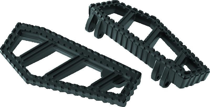 Kuryakyn Riot Floorboards Satin Black - Durable Off-Road Motorcycle Footrests