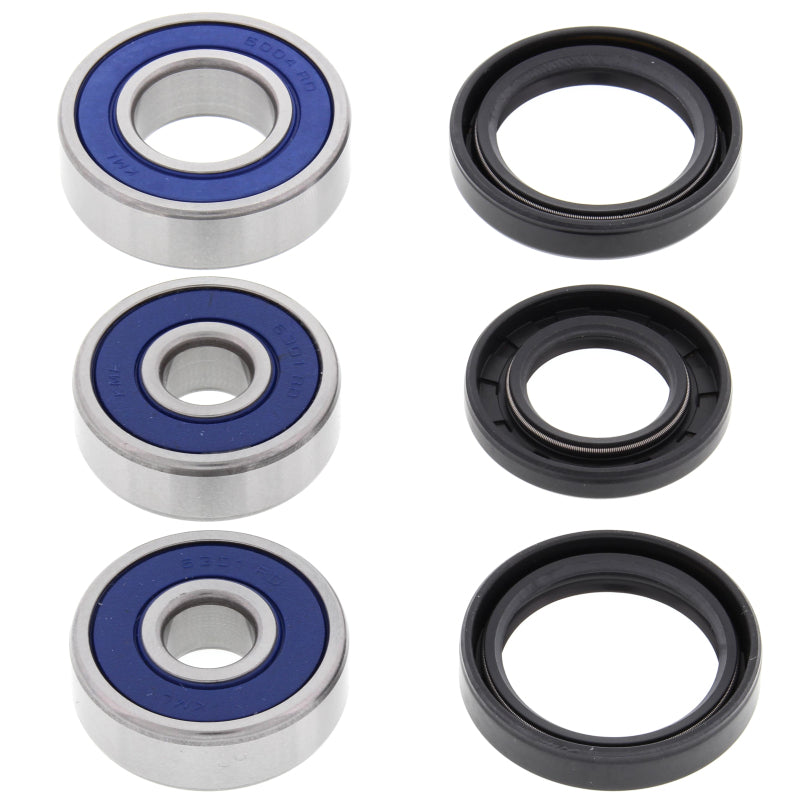 All Balls Racing 83-06 Yamaha PW80 Rear Wheel Bearing Kit - Fits Yamaha RS100, DT100, MX100 Models