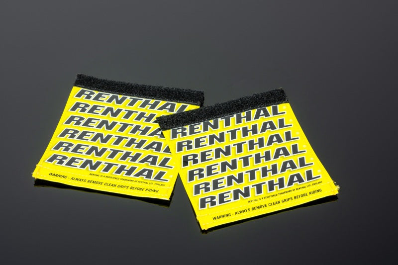 Renthal G257 Team Clean Grip - Yellow, White & Black for Motorcycles