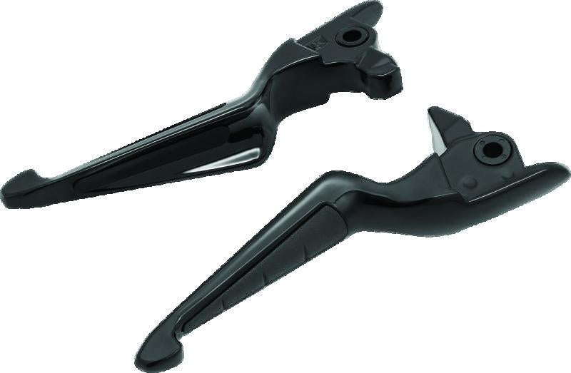 Kuryakyn ISO Levers 17-20 Harley Davidson Touring – Ergonomic Aluminum Hand and Foot Controls with Soft Rubber Inserts