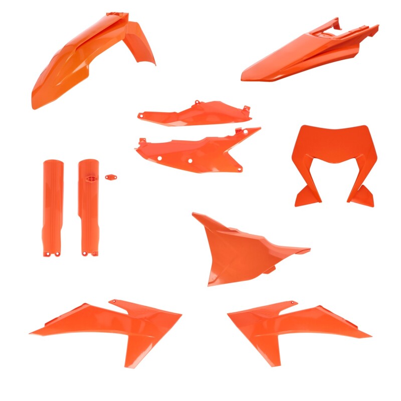 Acerbis 24+ KTM Full Plastic Kit for XC, EXC, XCF & XW-F Models – 16 Orange