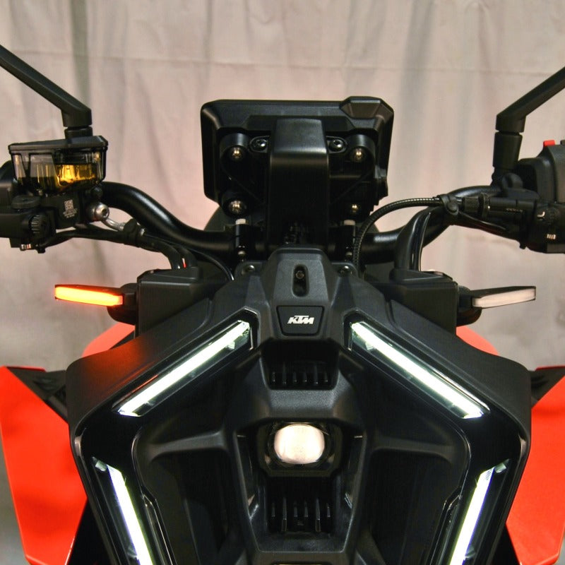 New Rage Cycles 24+ KTM 990 Duke Front Turn Signals – Brightest LED, Plug & Play with Proper Flash Speed