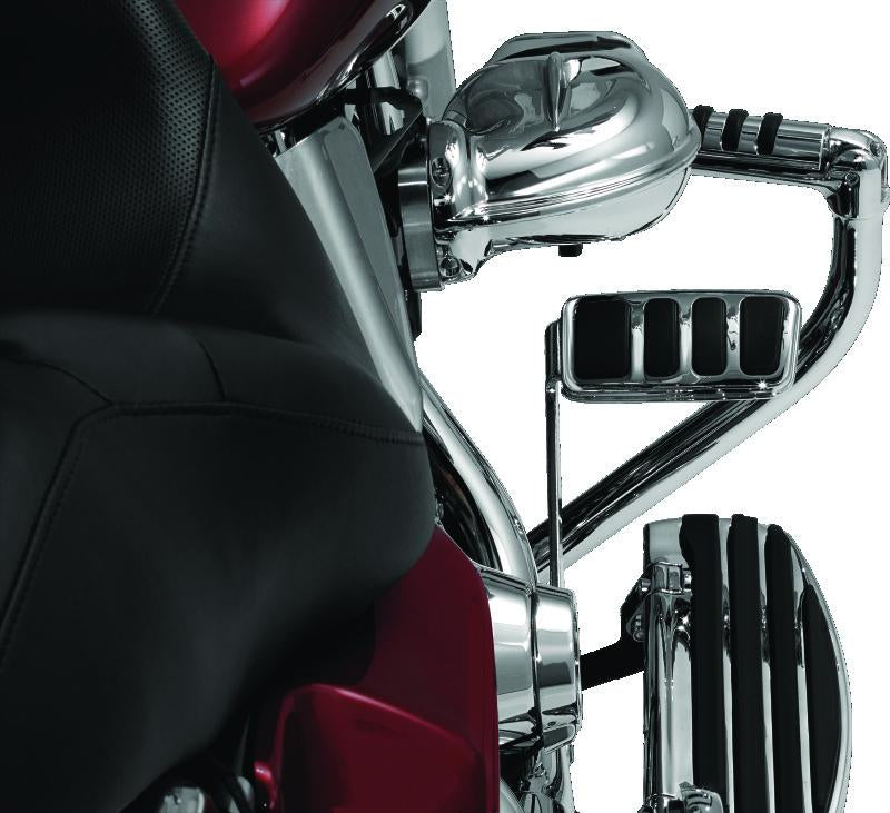 Kuryakyn ISO Brake Pedal Pad Longhorn Chrome Part 4456 for Powersports Vehicles