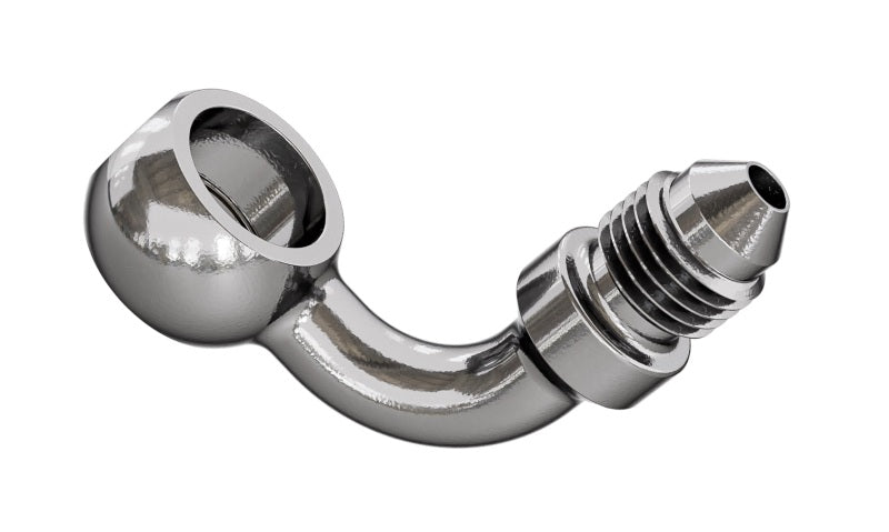 Goodridge P599-03-04C 90 Degree Banjo Adaptor for 7/16 Inch Bolt - Powersports Brake and Clutch Line Fitting