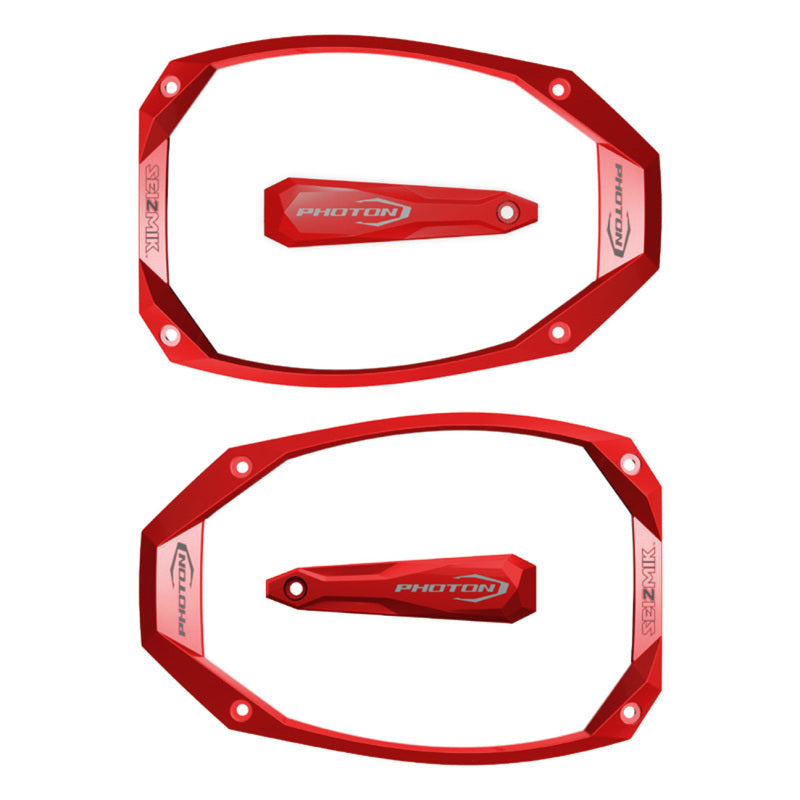 Seizmik Photon Color Trim Kit - Red for Side View Mirrors