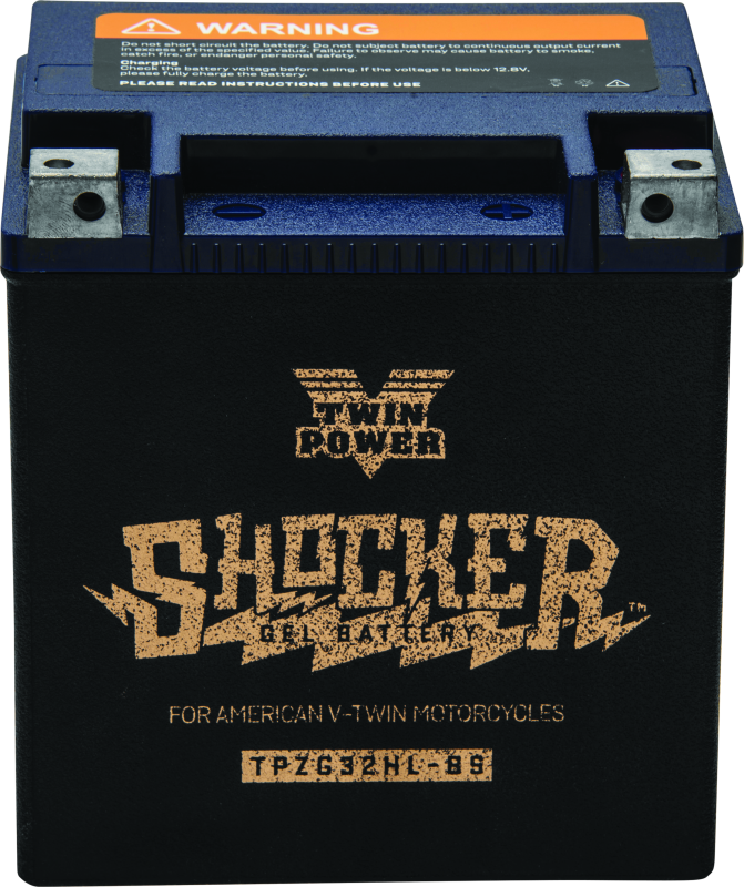 Twin Power YTX-32HL Shocker Gel Battery for Harley Davidson – Replaces H-D 66010-97A, 445 CCA