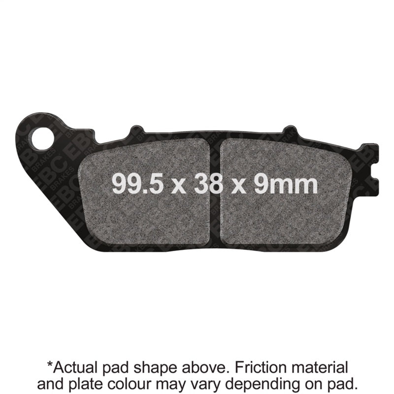 EBC Powersports Double-H Sintered Brake Pads Part FA488HH for Honda VFR 800 F and CB1000R
