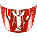 EVS T3 Pinner Helmet Visor - Red Replacement Visor for Powersports Helmets