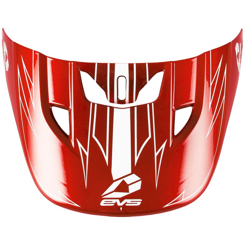 EVS T3 Pinner Helmet Visor - Red Replacement Visor for Powersports Helmets