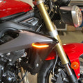 New Rage Cycles Triumph Street Triple Front Turn Signals with Load Equalizer
