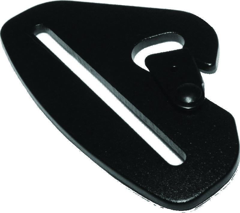 DragonFire Racing 3-Inch Quick Release Harness Tab with Locking Spring Tongue and Safety Lockout Hole