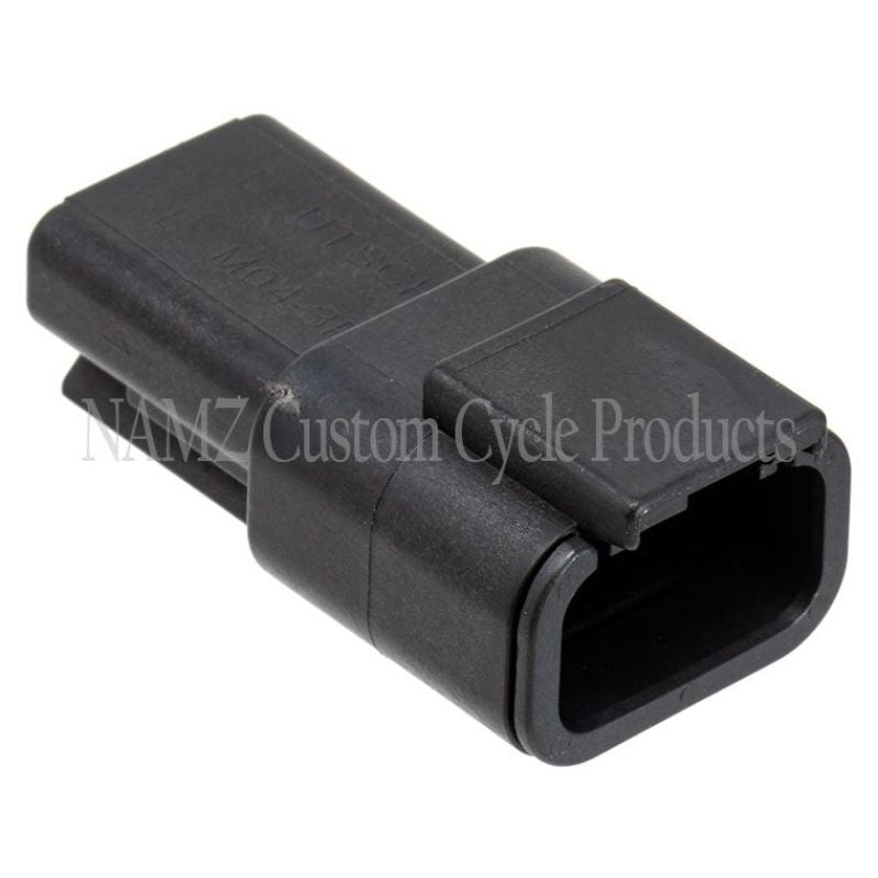 NAMZ MDR-3B Deutsch DTM 3-Position Receptacle with Terminals and Wedgelock – Black