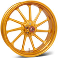 Performance Machine Assault 18x5.5 Forged Aluminum Wheel with Gold Anodized Finish for Harley Davidson Touring Models