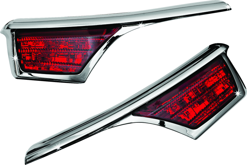 Kuryakyn LED Passenger Armrest Trim with Turn Signals for Honda GL1800 (2006-2017)