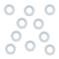 All Balls Racing Sprocket Retainer Kit for Kawasaki KLX400R and Suzuki DR-Z400 - Pack of 10 Washers and Snap Rings