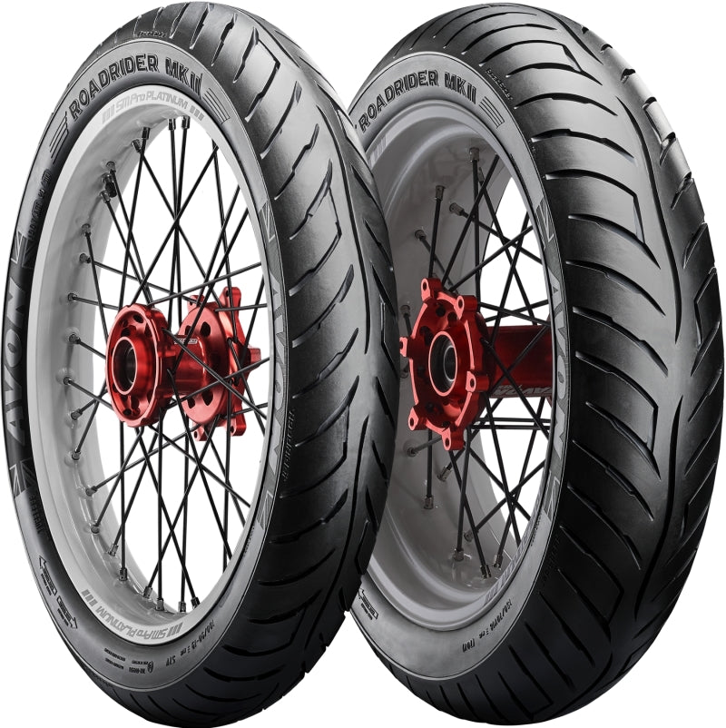 Avon Roadrider MKII Rear Tire - 140/70-17 66V TL for Motorcycle
