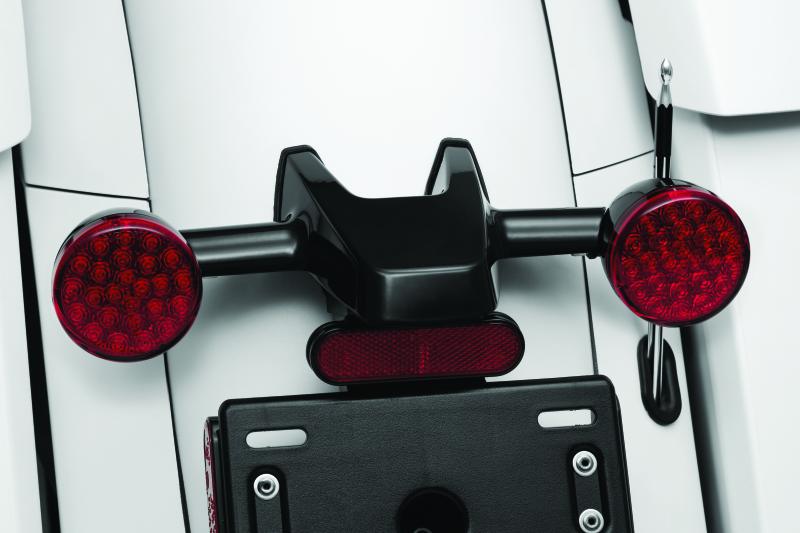 Kuryakyn Rear Atto Turn Signal Adapter Black for Indian Chieftain and Challenger Models