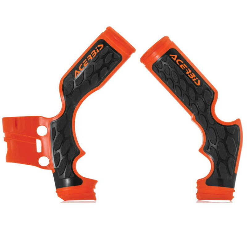 Acerbis KTM SX65/TC65 Frame Guard with Grip in Orange and Black - Part Number 2688765225