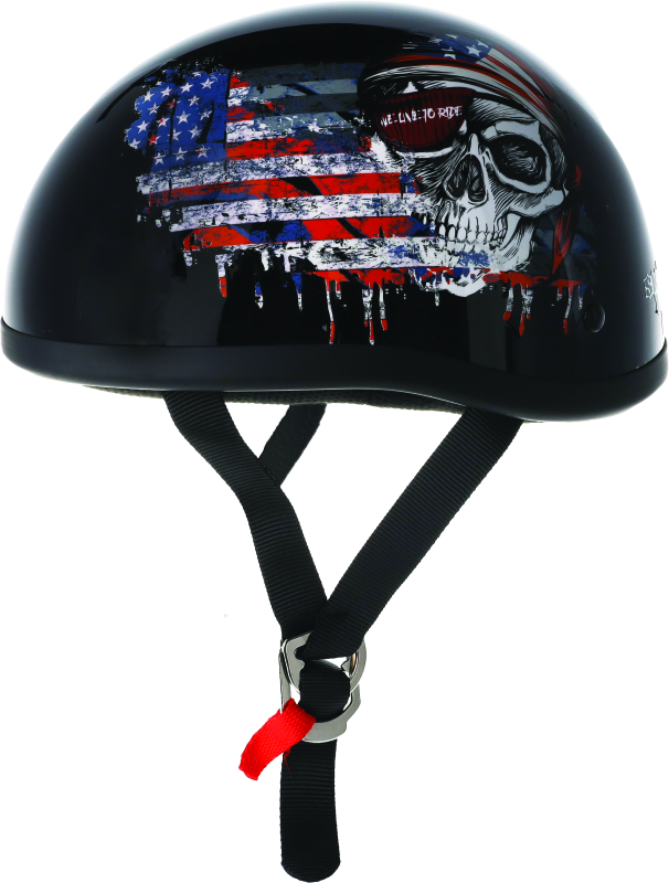 Bikers Choice Skid Lids Live To Ride Original Helmet - Medium