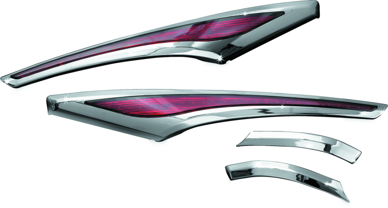 Kuryakyn L.E.D. Saddlebag Accent Swoops for Honda Gold Wing 2012-2017
