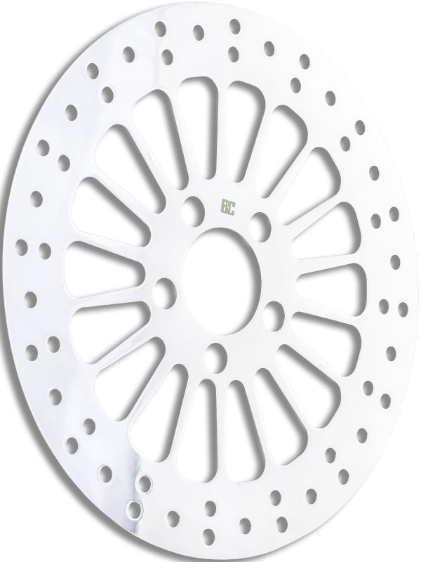 Bikers Choice 00-17 Big Twin Low and Slow 11.5 Inch Front Brake Rotor with Polished Finish