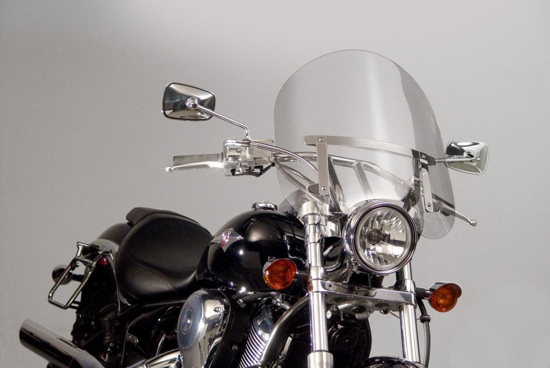 National Cycle NC125A Dakota 3.0 Windshield for Harley FXR, Suzuki LS650, Yamaha XV535 - Clear