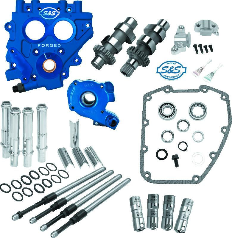 S&S Cycle 99-06 BT Chain Drive Cam Chest Kit with Upgraded Components for Harley-Davidson Big Twins