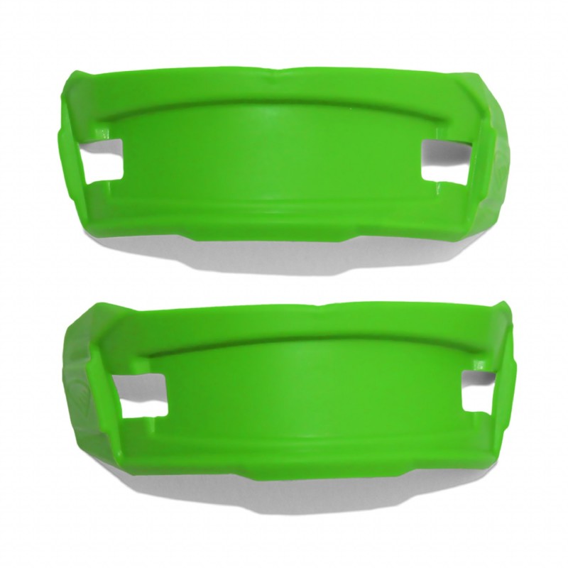 Cycra Fork Protector Pad Kit - Green for Front Number Plates and Fork Leg Protection