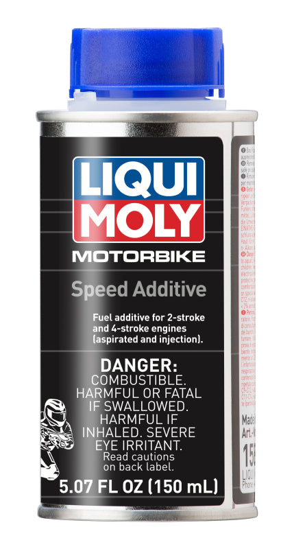 LIQUI MOLY 150mL Motorbike Speed Additive for 2- and 4-Stroke Gasoline Engines