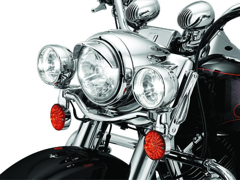 Kuryakyn 2182 Headlight Visor for 7-inch Harley-Davidson Models