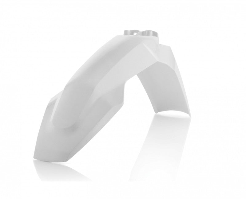 Acerbis Front Fender for Husqvarna 125-450TC/FC/FX and TE150-501 FE/TE/TX Models (2016-2023) - White