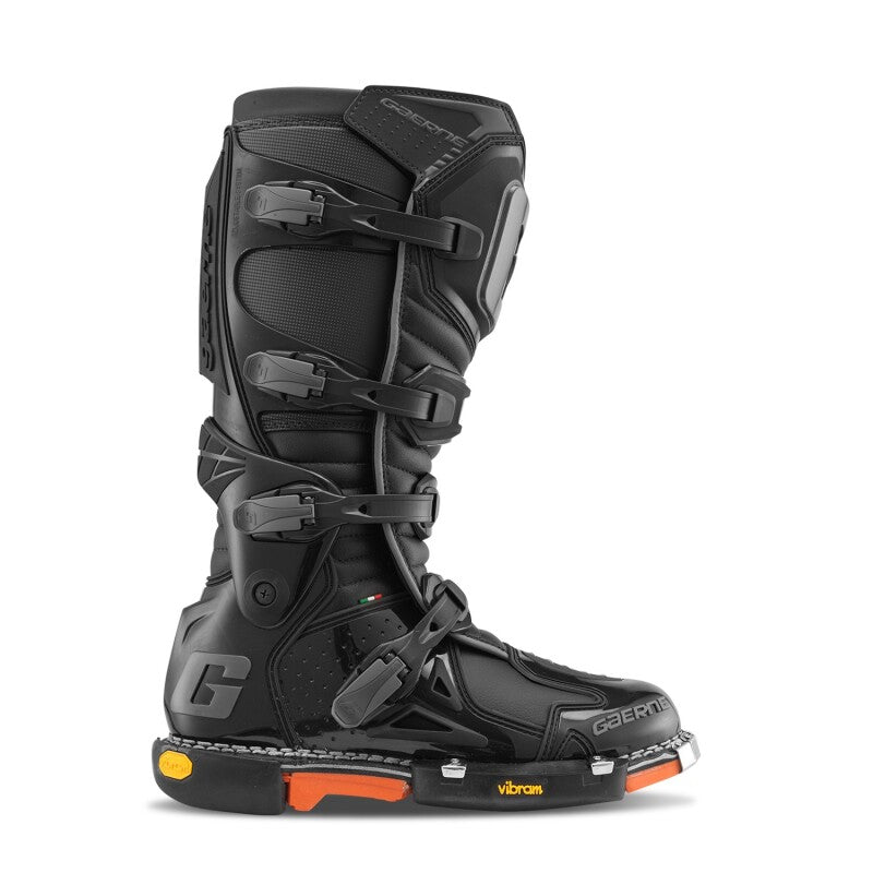 Gaerne Fastback Endurance Supermotard Boot Midnight Size 11 – High-Performance Italian Powersports Footwear