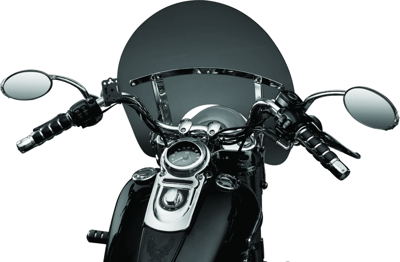 Kuryakyn Handlebar Accessory Mount for 7/8 to 1-1/4 Inch Bars - Black