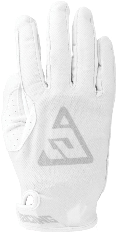 Answer Ascent Youth Gloves White and Grey – Premium Lightweight Powersports Glove, Size XL