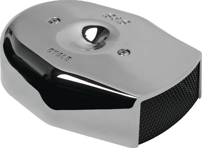 S&S Cycle Tribute Air Cleaner Cover for Stealth Air Cleaners - Chrome