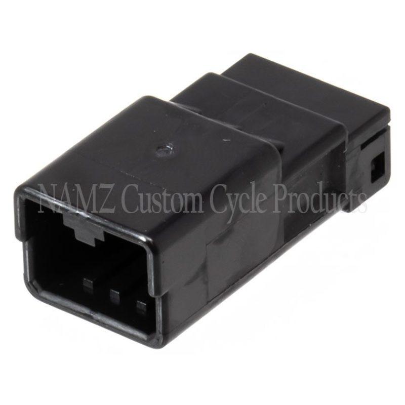 NAMZ AMP 040 Series 4-Position Male Wire Cap Housing Connector for Harley-Davidson 72904-01BK